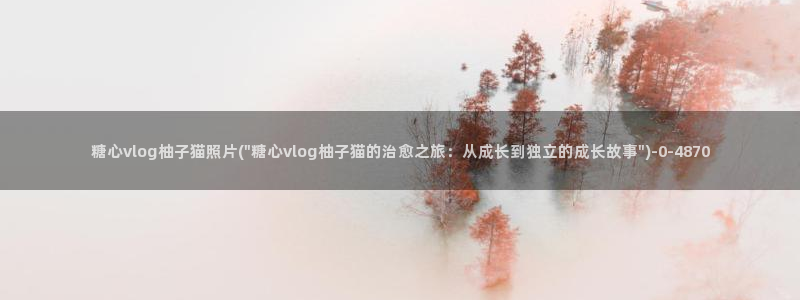 糖心VLOG官網(wǎng)柚子貓:糖心vlog柚子